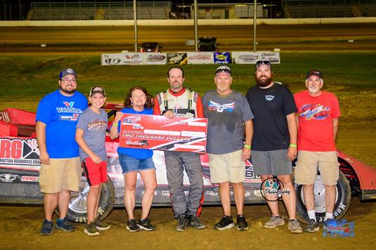 Jon Kirby Claims Inaugural Victory with Revival Dirt Late Model Series at Outlaw Motor Speedway
