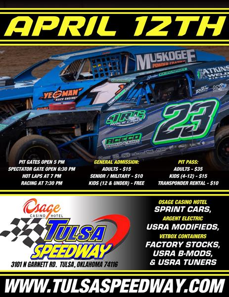Friday Night Lights April 12th we get back to racing!
