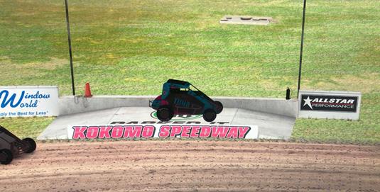 Daison Pursley Powers to NOW600 iRacing Invitational at virtual Kokomo Speedway
