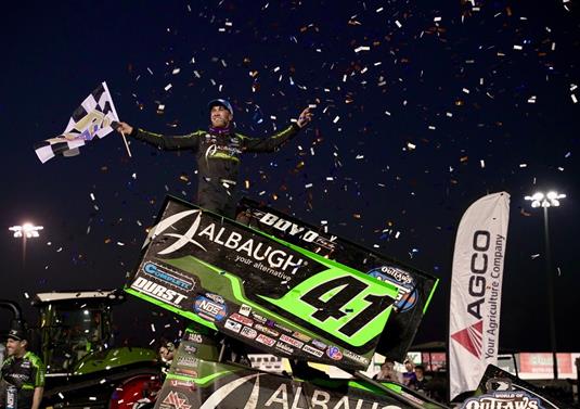 Macedo and Ellingson Master Jackson Motorplex During FENDT Showdown