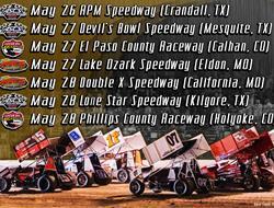 Michael Bookout's "07" Sprinter Featured on ASCS National Press Releases for Memorial Day Weekend & June Speedweek