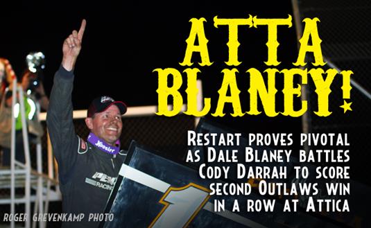 Dale Blaney Goes Back-To-Back With World of Outlaws at Attica Raceway Park