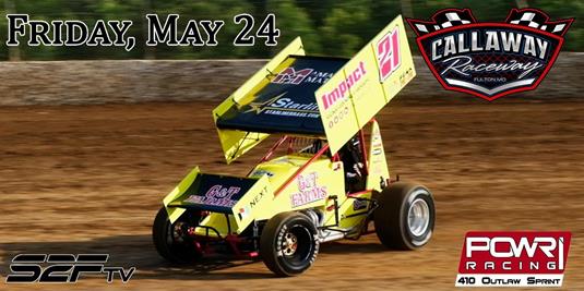 POWRi 410 Outlaw Sprints Set to Fly into Action for the Fulton Fling