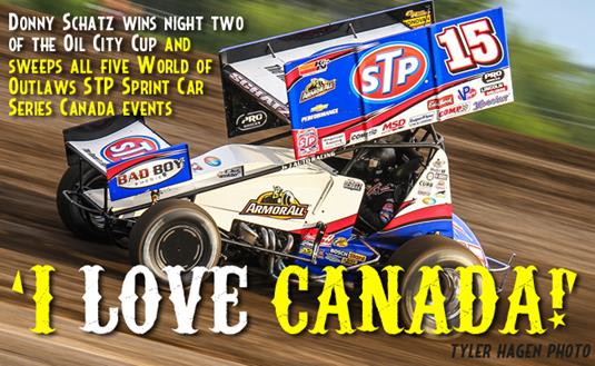 Schatz Sweeps Canada with Oil City Cup Win