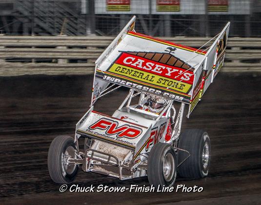 Brown Wins Duel with Maeschen at Knoxville Raceway for First National Sprint League Victory of the Season