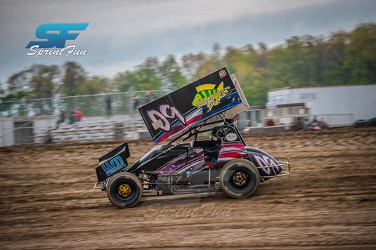 Adams Records Career-Best Sprint Car Result at Fremont Speedway