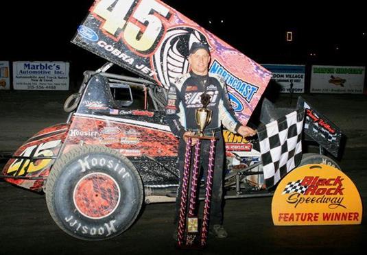 “Cobra” Chuck Hebing Takes a Bite Out of ASCS Patriot Field at Black Rock