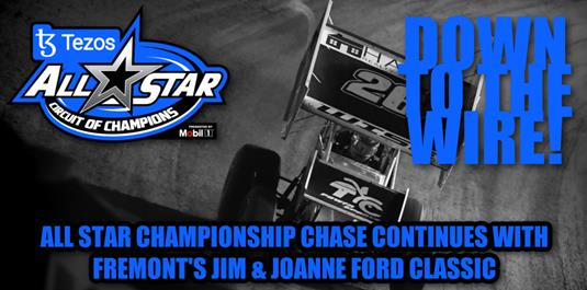 All Star championship chase continues with Fremont Speedway’s Jim & Joanne Ford Classic