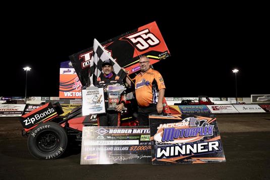 Madsen and Serbus Victorious at Jackson Motorplex During C & B Border Battle Presented by New Fashion Pork and SW Broadband