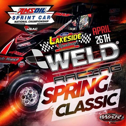 Lakeside to Host "Weld Racing Classic" April 26