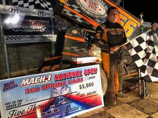 Ryan Kissinger Puts X-1 Race Cars in Victory Lane During 360 National Open at Selinsgrove