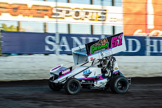 Amdahl Enjoys Successful Night of Double Duty at I-90 Speedway