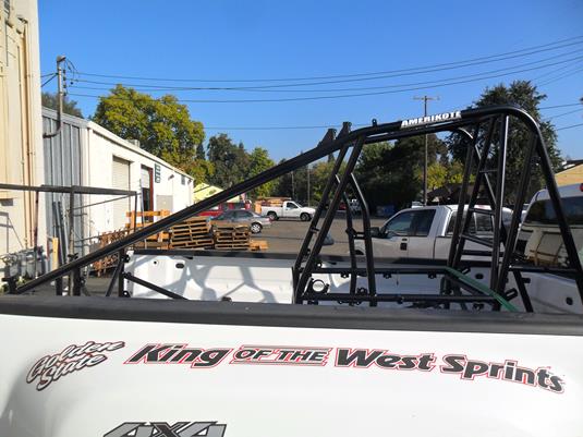 KWS giveaway car is powder coated & ready for assembly courtesy Amerikote