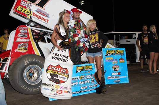 Brian Brown – Front Row Challenge Win Good Lead-in to Nationals!