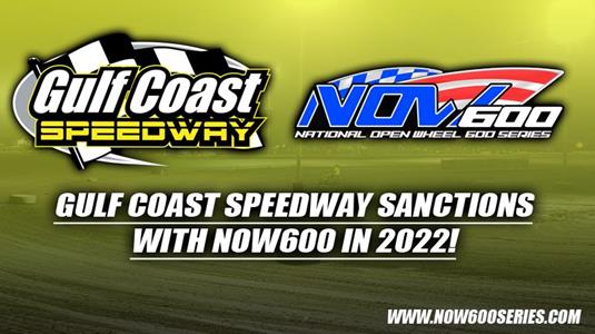 Gulf Coast Speedway Sanctions with NOW600 in 2022