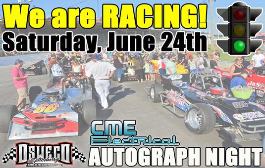 Autograph Night RACEDAY Presented by CME Electrical Supply