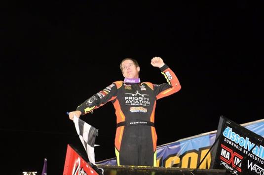 Jason Johnson Wins Feature and World Challenge Friday on FVP Night at the 57th Annual Knoxville Nationals Presented by Casey’s General Stores