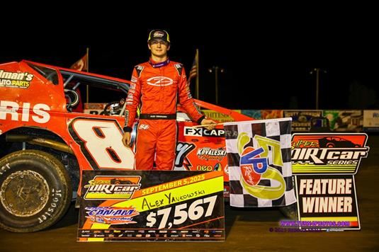 Yankowski Conquers tough field and Mother Nature for Super DIRTcar Series triumph at Can Am