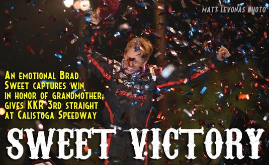 Brad Sweet Powers to Emotional Calistoga Speedway Victory