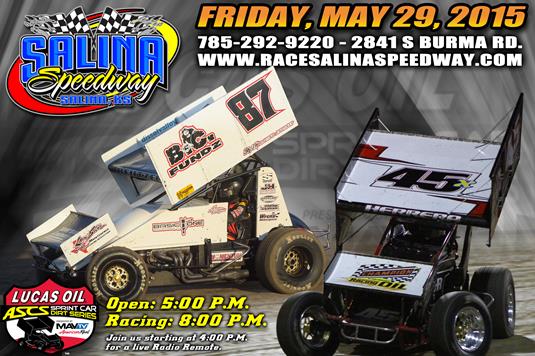 ASCS National Tour Returning to Salina Speedway May 29