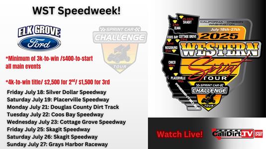 SCCT Western Sprint Tour Speedweek fast approaching
