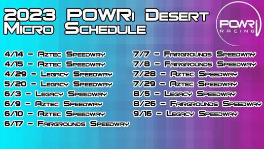 POWRi Desert Micro Series to Debut in 2023