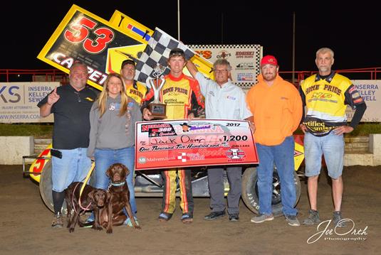 Dover Charges From 20th to Capture Carpet Land Nebraska 360 Sprints Event at I-80
