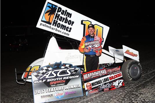 Michael Lang Snags First ASCS Gulf South Win At Heart O’Texas Speedway