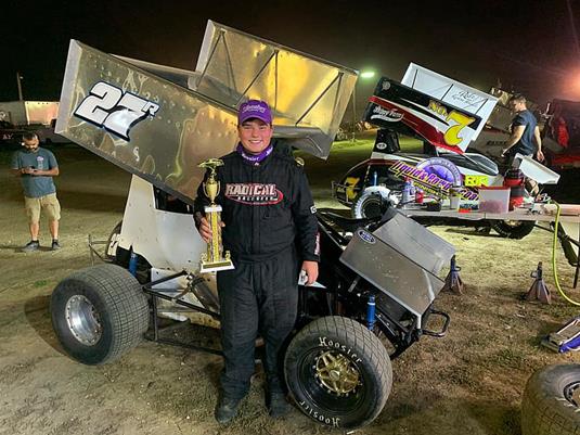 Trice Roden Attains Career First Victory in POWRi MLS/MKLS Border Battle