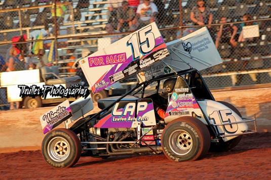 Wampler Wrangles Pair of Top 10s During Winter Nationals at Lawton Speedway