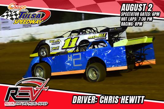 Chris Hewitt returns to Tulsa Speedway after more than a year with Revival Dirt Late Model Series