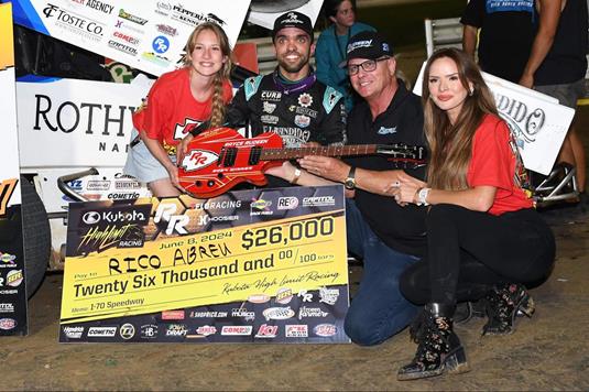 RUDEEN REPEAT: RICO ABREU GOES BACK-TO-BACK AT RAYCE RUDEEN FOUNDATION RACE FOR $26K AT I-70