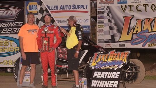 Schudy Scores Second Straight Feature Win at Lake Ozark with POWRi WAR