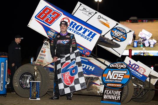 Reutzel Down South after First World of Outlaws Triumph aboard the Roth Motorsports Machine