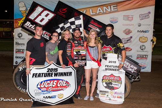 Bruce Jr. Earns ASCS National Tour Victory for Fourth Straight Season