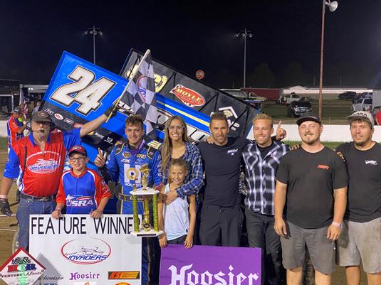 Williamson Wins Sprint Invaders Event to Build Momentum Entering 360 Knoxville Nationals