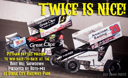 Daryn Pittman Goes Back-to-Back, Sweeping the Boot Hill Showdown presented by Roto-Mix