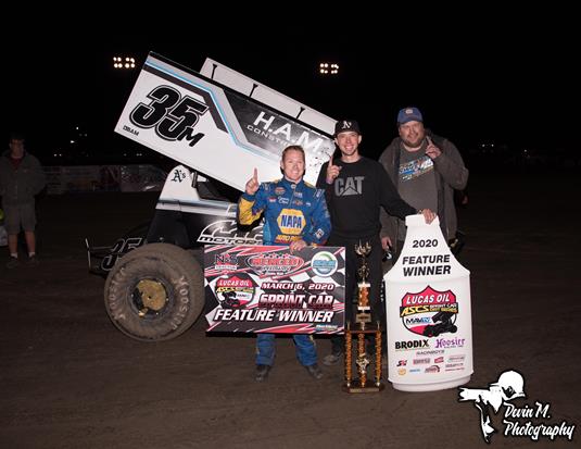 Brad Sweet Unstoppable At Merced Speedway With The Lucas Oil American Sprint Car Series