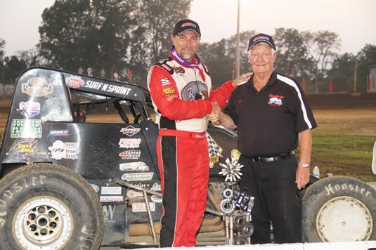 DARLAND BECOMES ALL-TIME WIN KING WITH STOOPS "SPRINT CAR SMACKDOWN III" TITLE