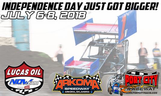 Arkoma Speedway and Port City Raceway Offering Up Huge Lucas Oil NOW600 Independence Day Weekend