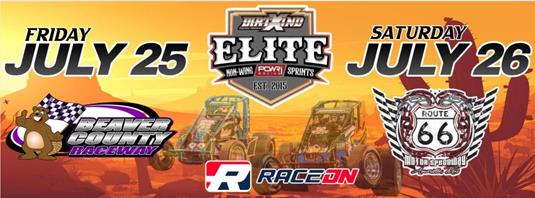 POWRi Elite Non-Wing Sprints at Beaver County Raceway & Route 66 Motor Speedway