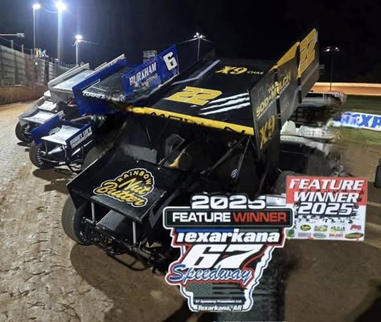 Rees Moran Moves to Victory with POWRi Elite Outlaw at Texarkana 67 Speedway
