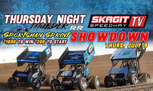 Skagit Speedway Hosting $1,000-to-Win Sportsman Sprint Showdown This Thursday