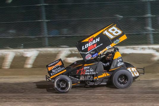 Ian Madsen Picks Up World of Outlaws Top-10 in Salina, OK