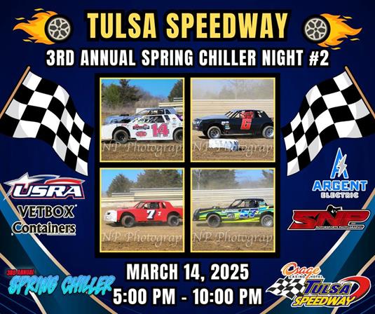 Vetbox Containers Factory Stock Class races for more than $8,000 - 3rd Annual Spring Chiller!