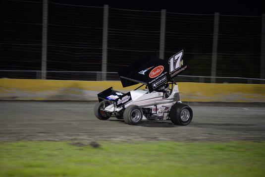 White Struggles with Tight Car at Route 66 Motor Speedway to Open ASCS National Speedweek