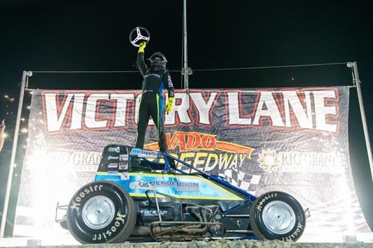 Caleb Stelzig Starts Season with Win in Sunset Grill POWRi Vado Non-Wing Sprints