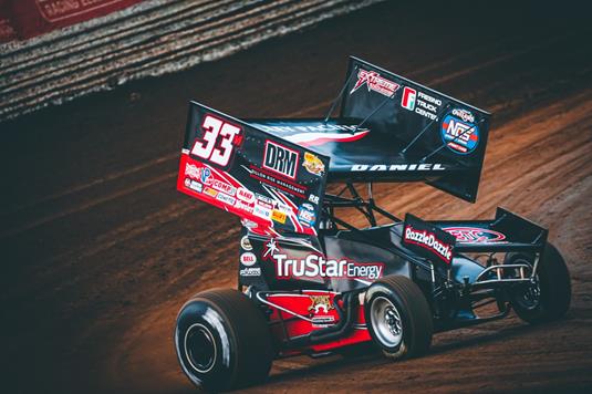 Daniel Trekking to Knoxville Raceway for World of Outlaws Show