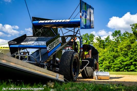 Norris Crosses Tenth At The Plymouth Dirt Track