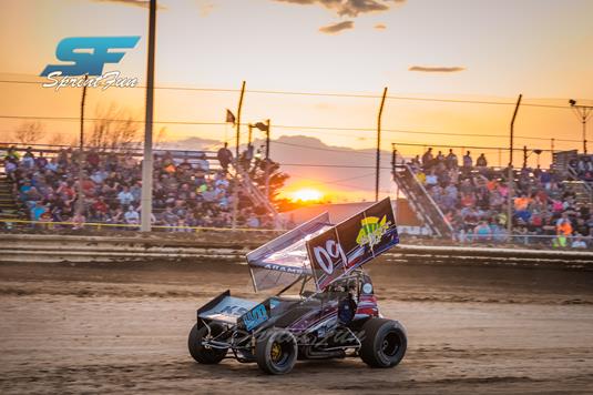 Adams Making Big Strides During Rookie Sprint Car Season